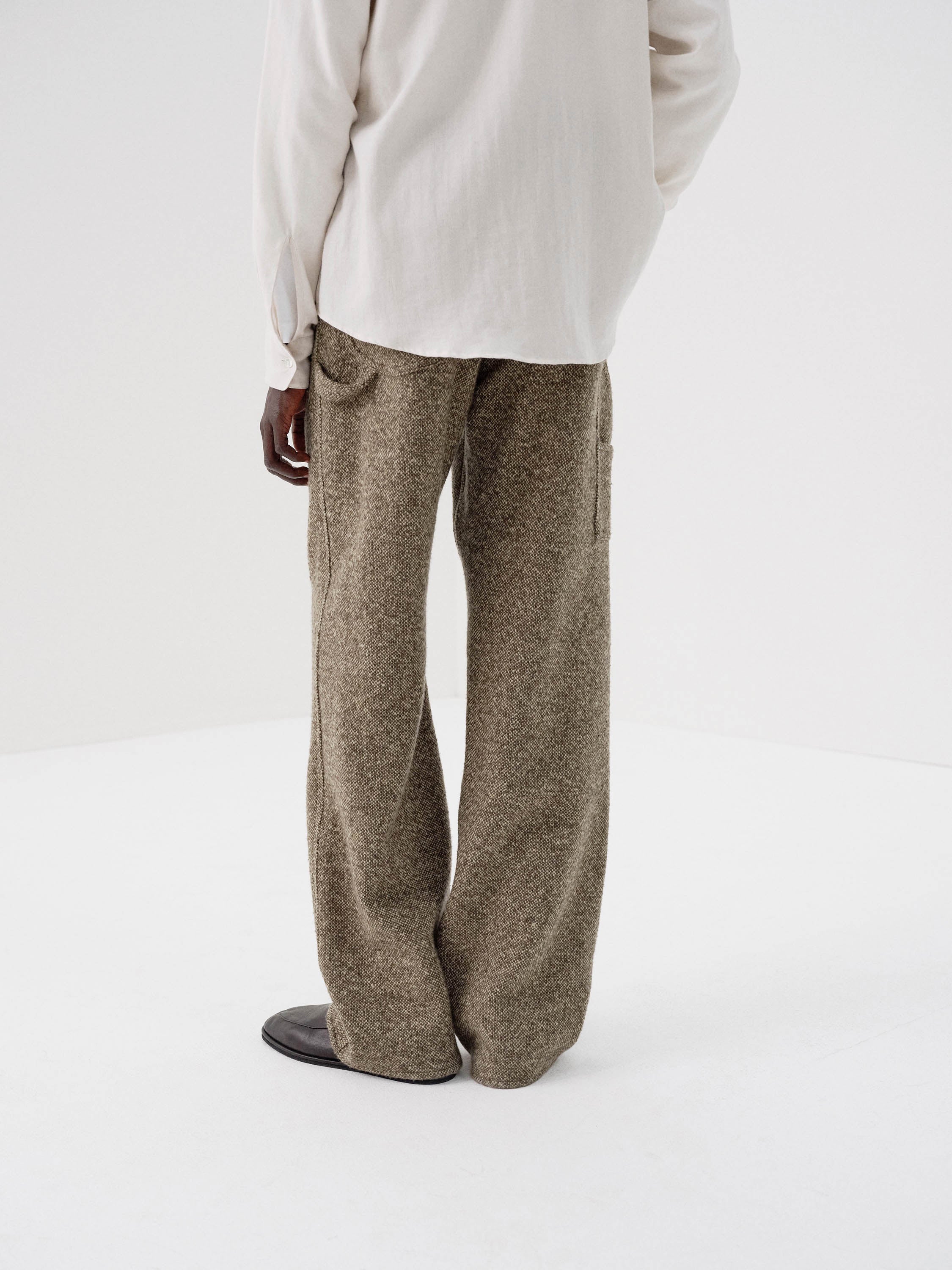 Auralee Homespun Tweed Painter Pants - Brown – Totem Brand Co.