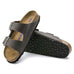 Birkenstock Arizona Oiled Leather Soft Footbed - Iron