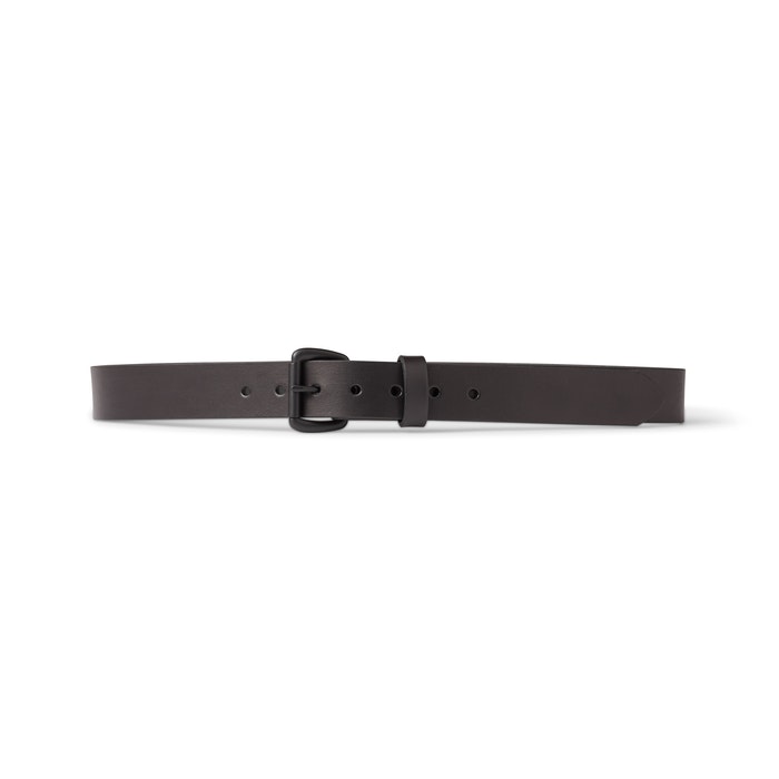 Filson 1-1/4" Bridle Leather Belt (Black/Black)