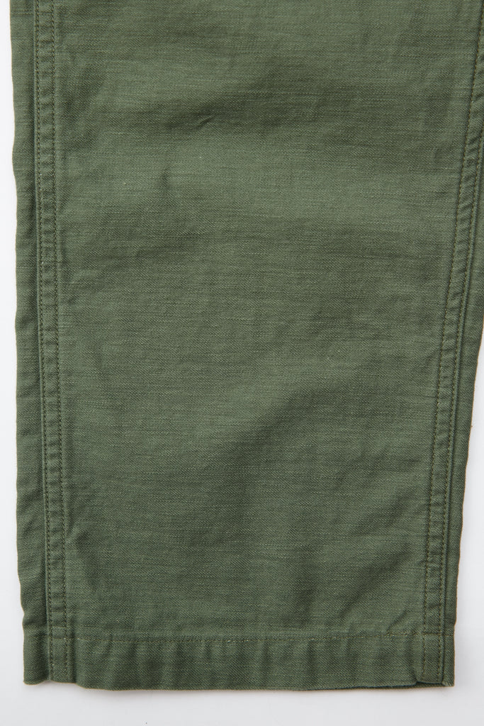 orSlow US Army Fatigue Pants (Regular Fit) - Green Reverse Cotton