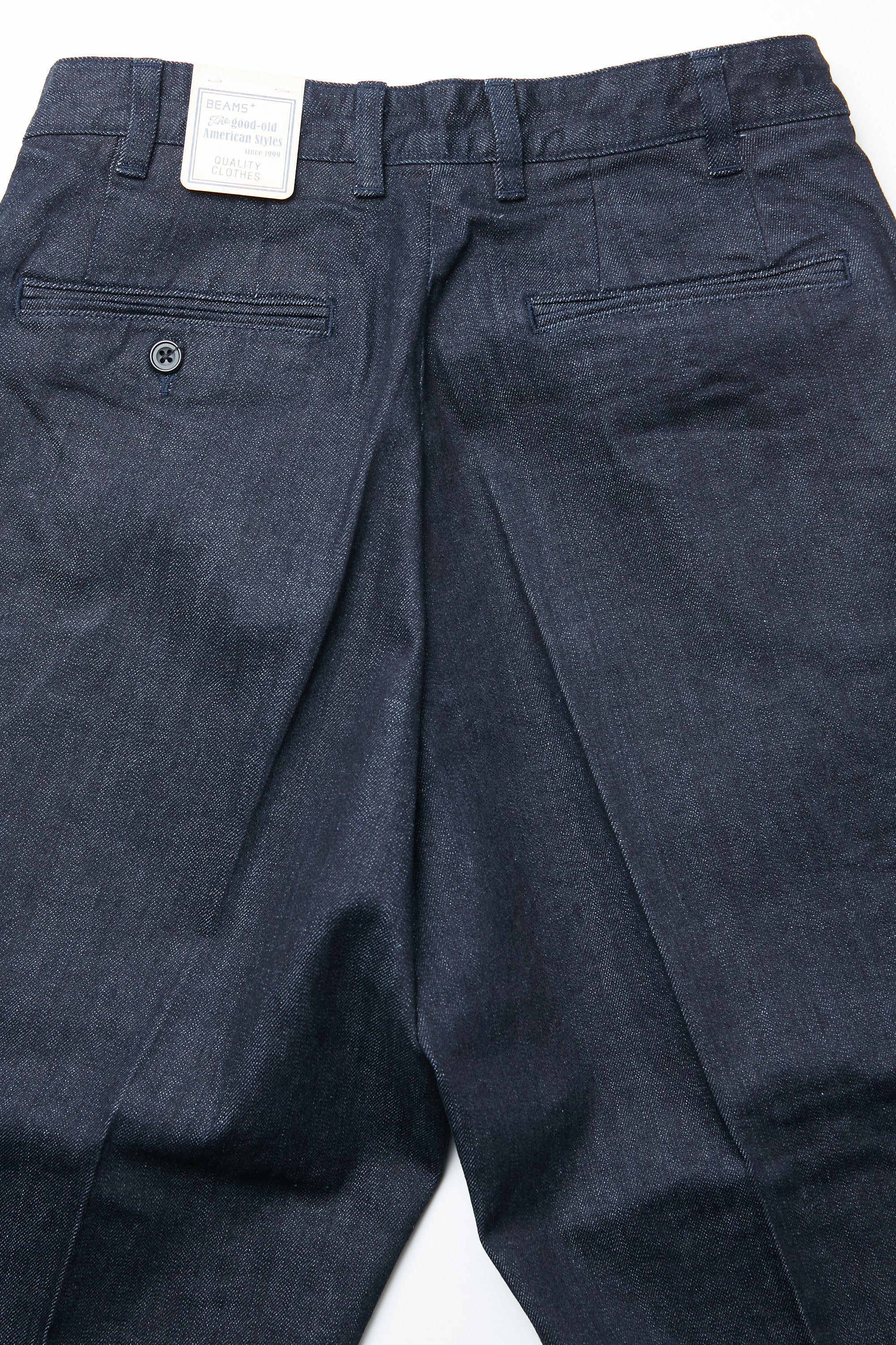 Beams Plus 2 Pleats Tapered Denim - Indigo – Totem Brand Co.