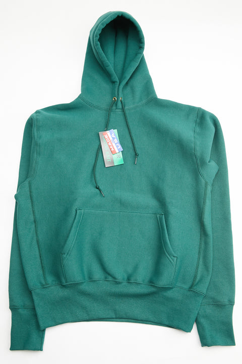 Camber (irregular) Pullover Hooded Sweatshirt - Green