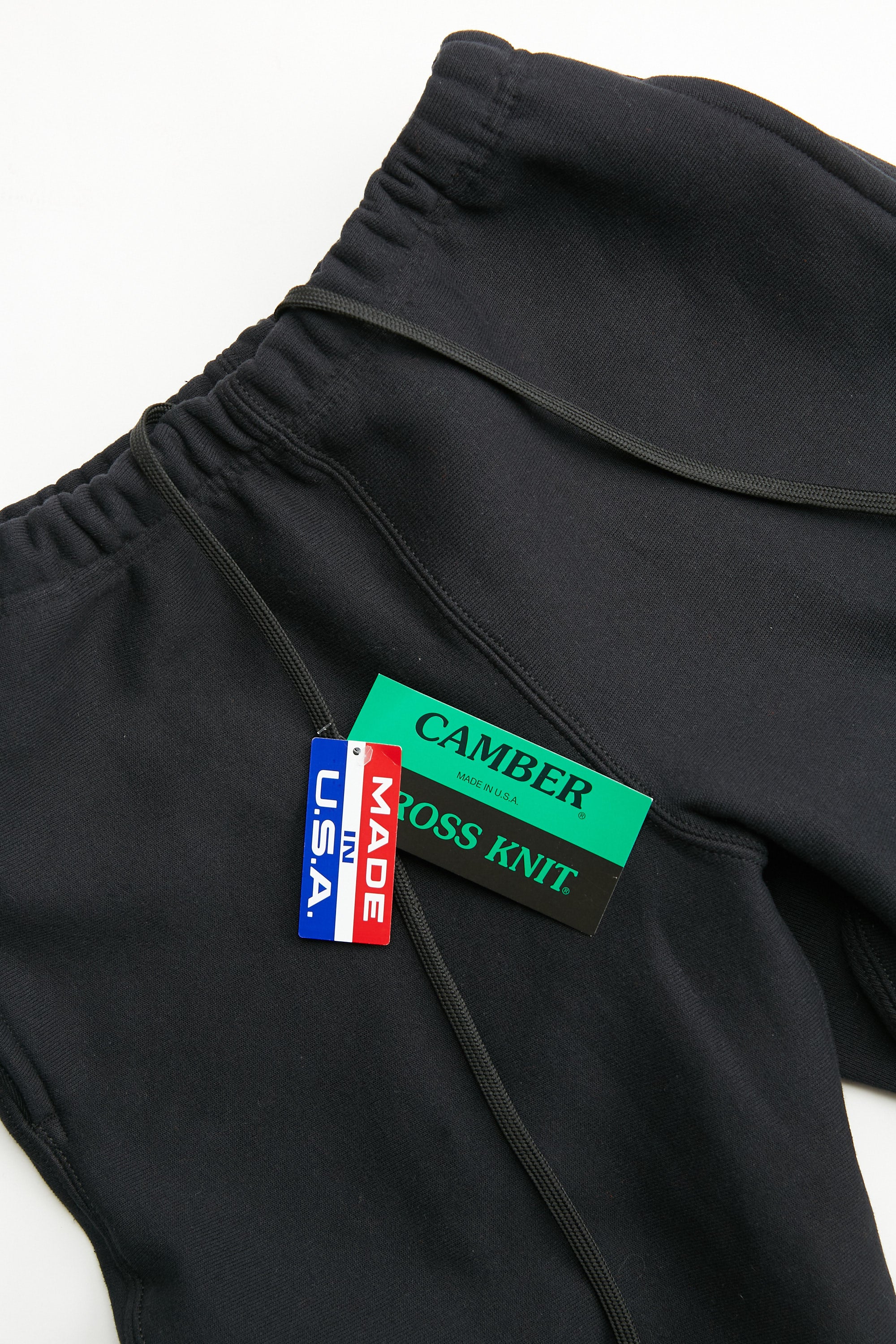 Camber Cross-Knit Heavyweight Sweat Pant - Black