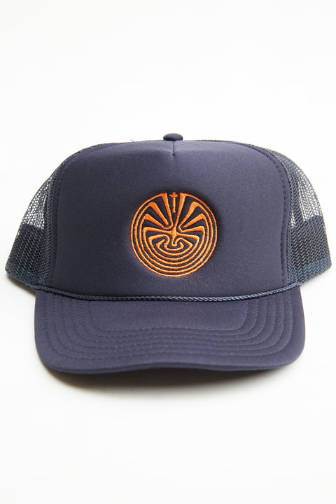 Totem Brand Co. Totem Maze Trucker Hats - Navy
