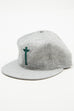 Ebbets x Totem Brand Co. Cap - Grey Heather Wool - EXCLUSIVE