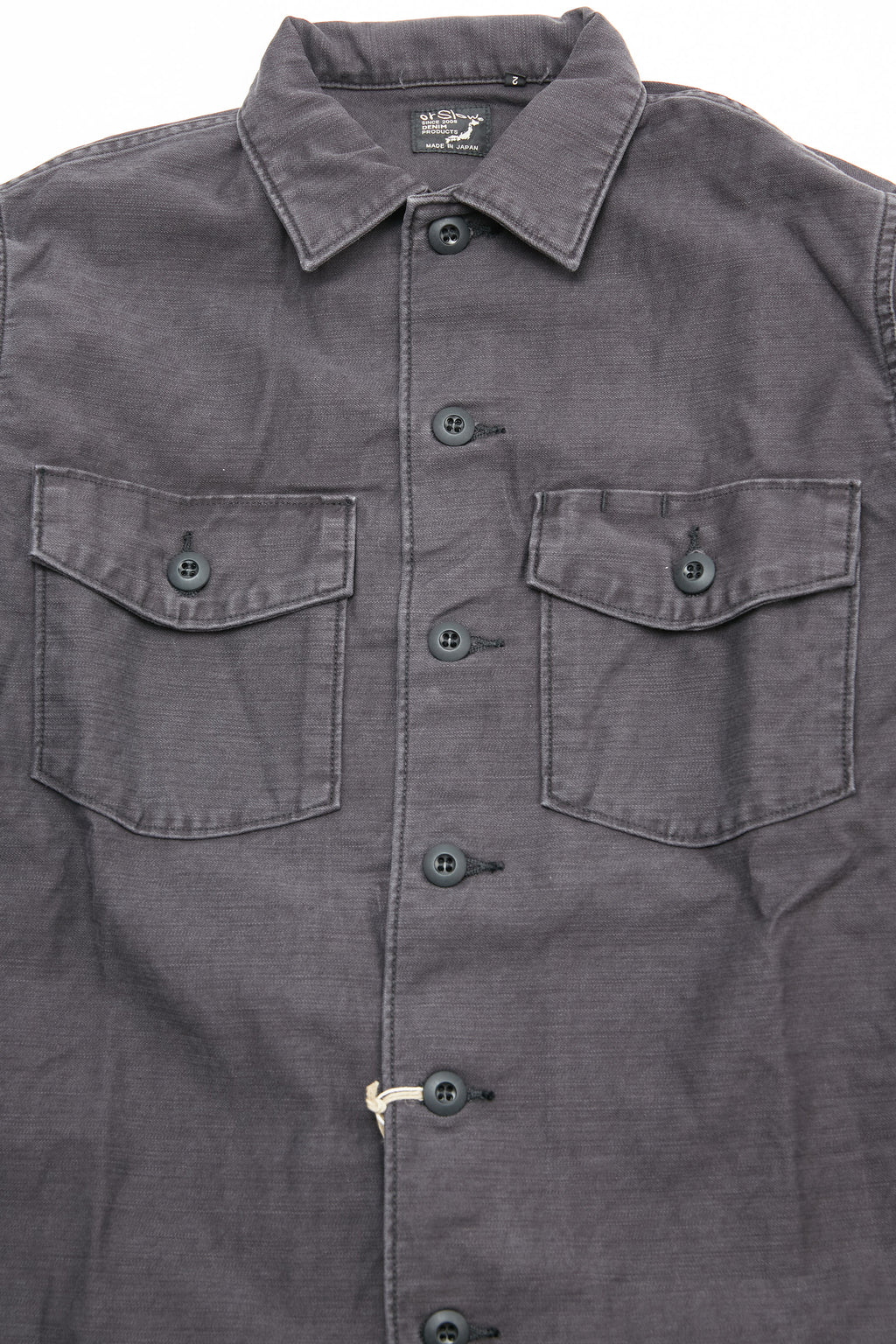 Orslow US Army Shirt - BLACK STONE 61S – Totem Brand Co.