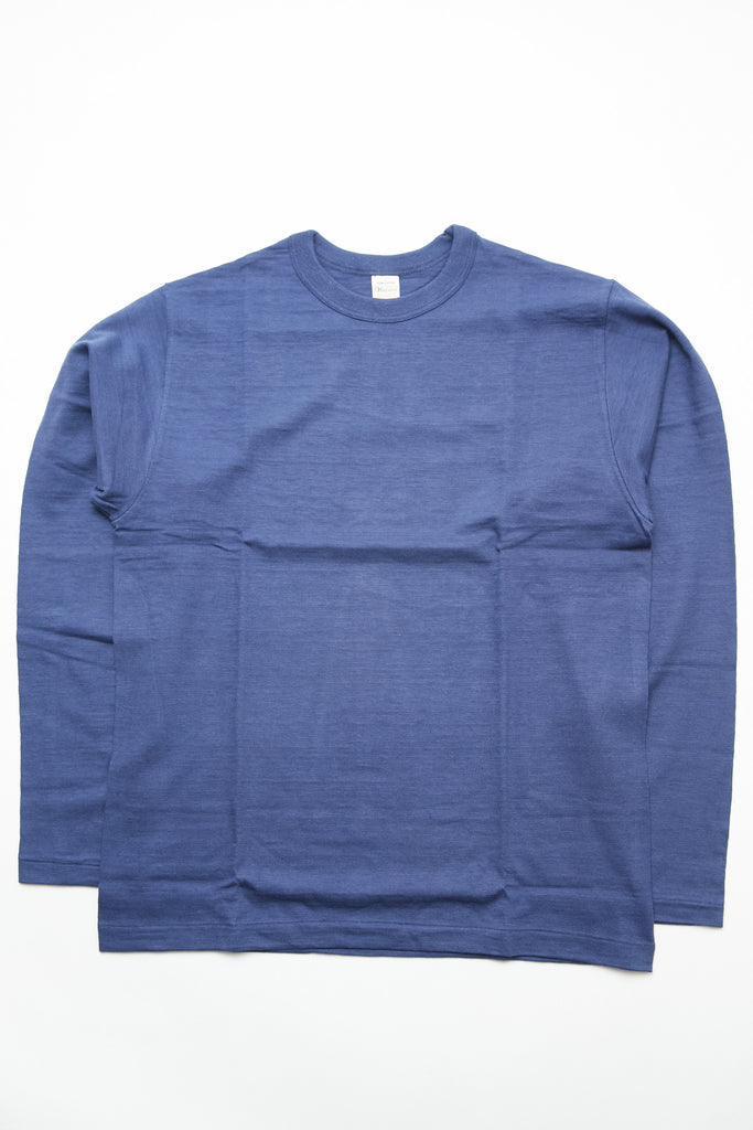 Warehouse & Co. 5906 Long Sleeve Crewneck T-Shirt - Navy
