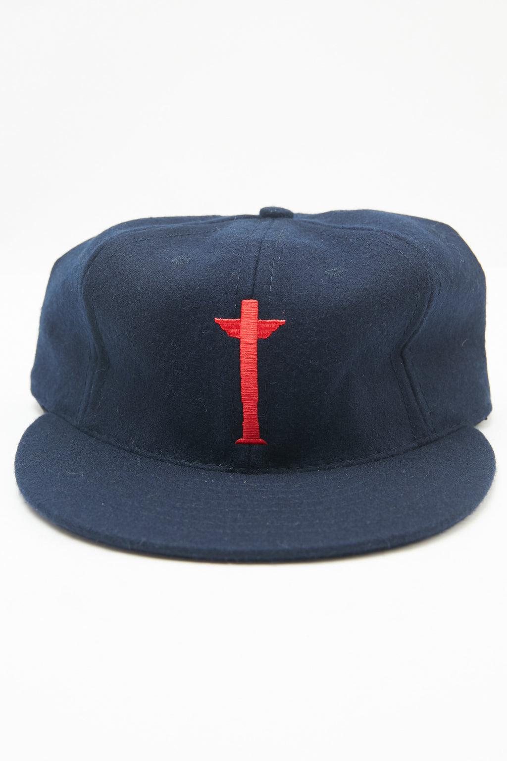 Ebbets x Totem Brand Co. Cap - Navy/Red Wool - EXCLUSIVE