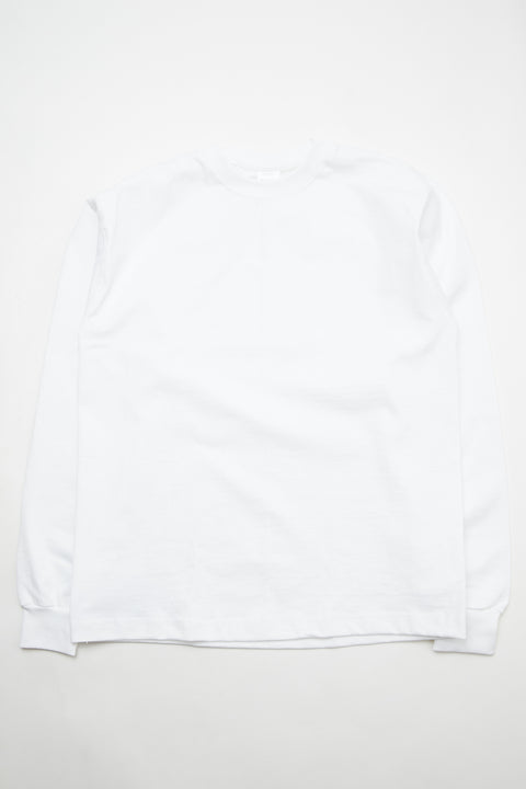 Camber Max-Weight Jersey Long Sleeve T-Shirt - White