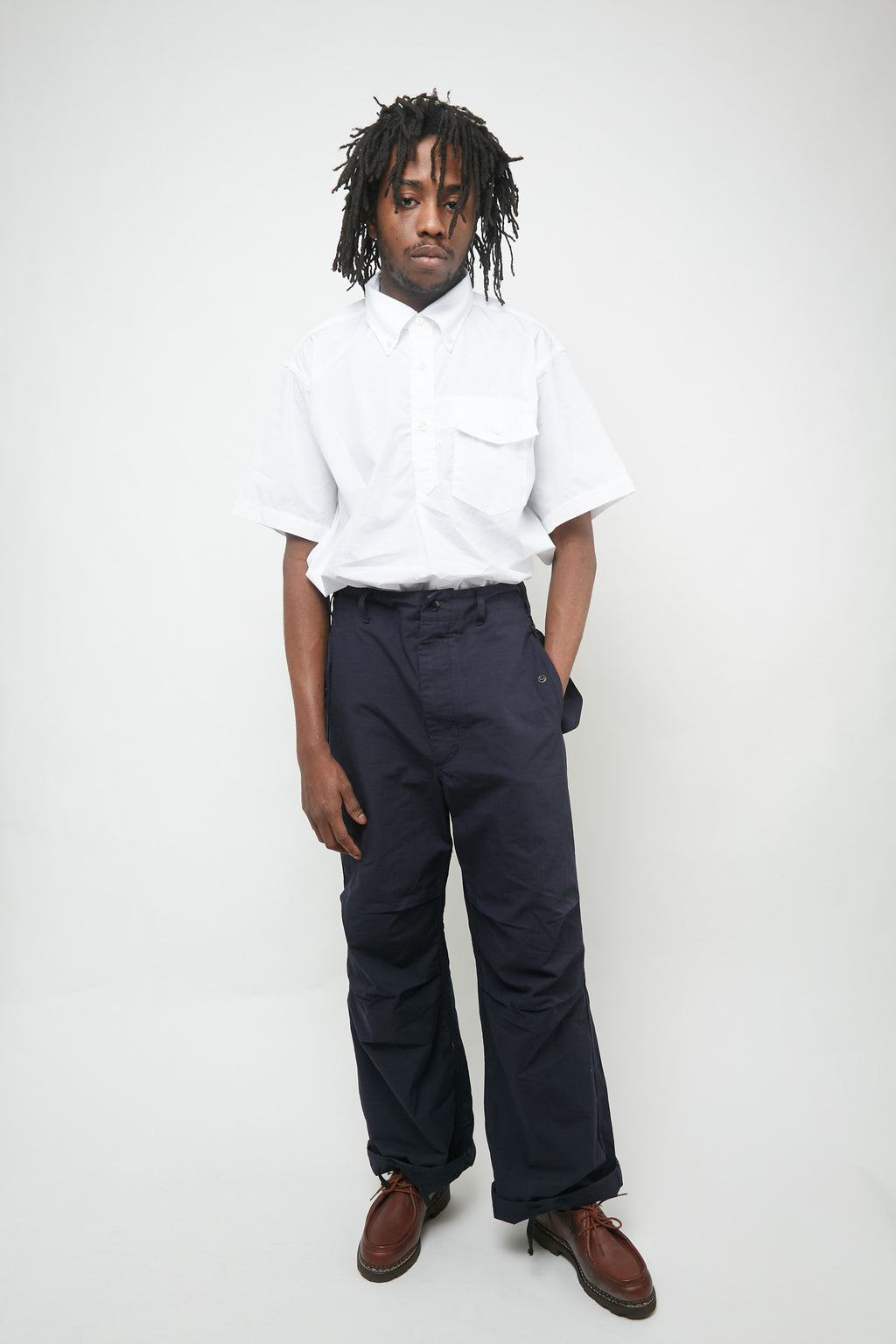 Engineered Garments x Totem EXCLUSIVE Over Pant - Dark Navy Cotton