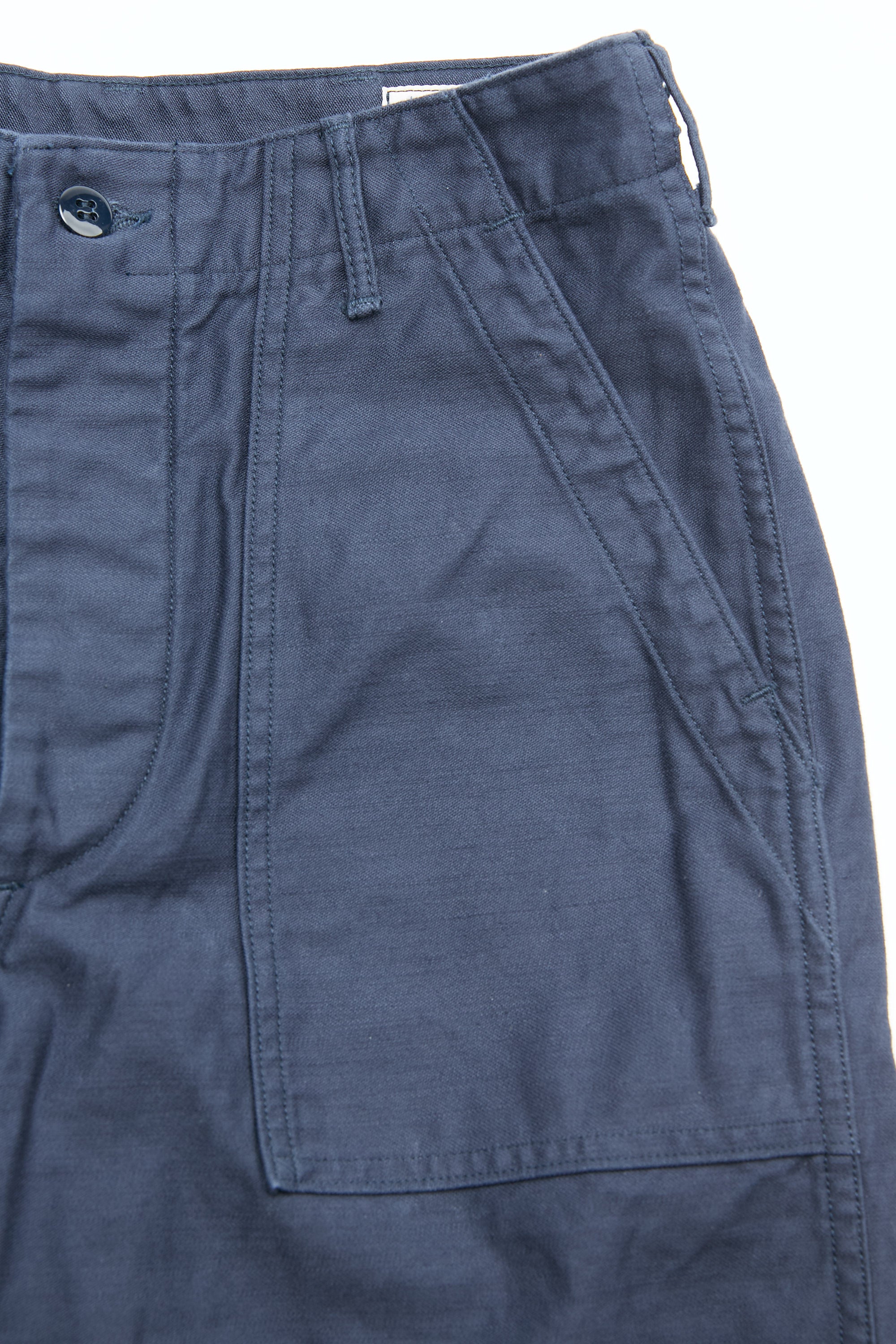 Orslow X Totem EXCLUSIVE Regular Fit Fatigue Pants - Navy Reverse Cott ...