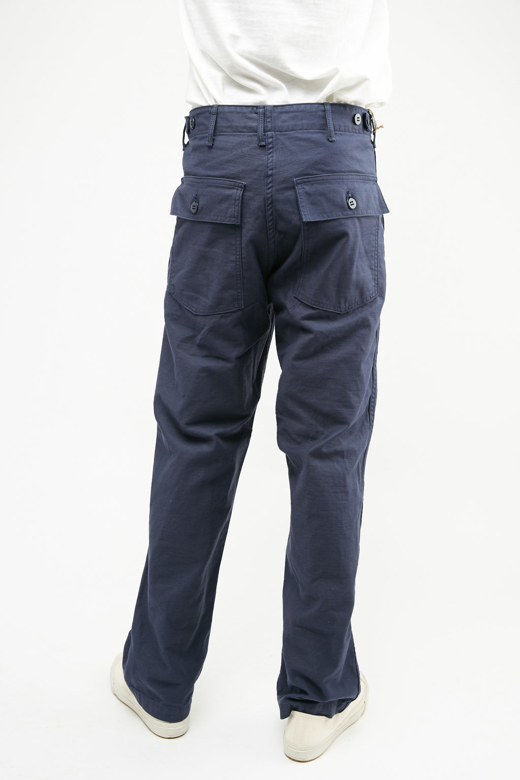 High Rise Japanese Ripstop Fatigue Pant - Navy – Natalino