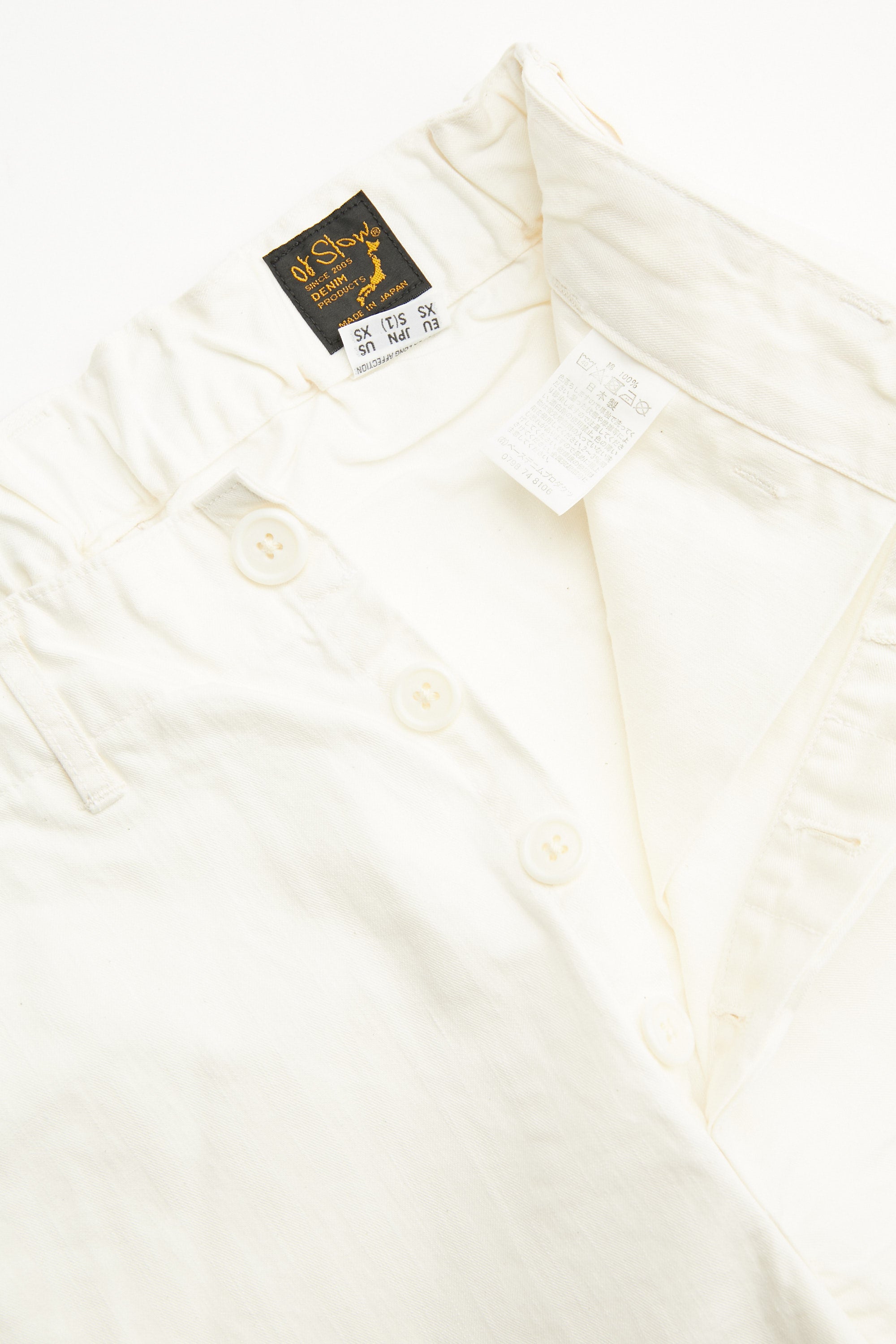 パンツ orSlow PAINTER PANTS ECRU 1 S 60's Painter Pants in Ecru – Blue Owl Workshop