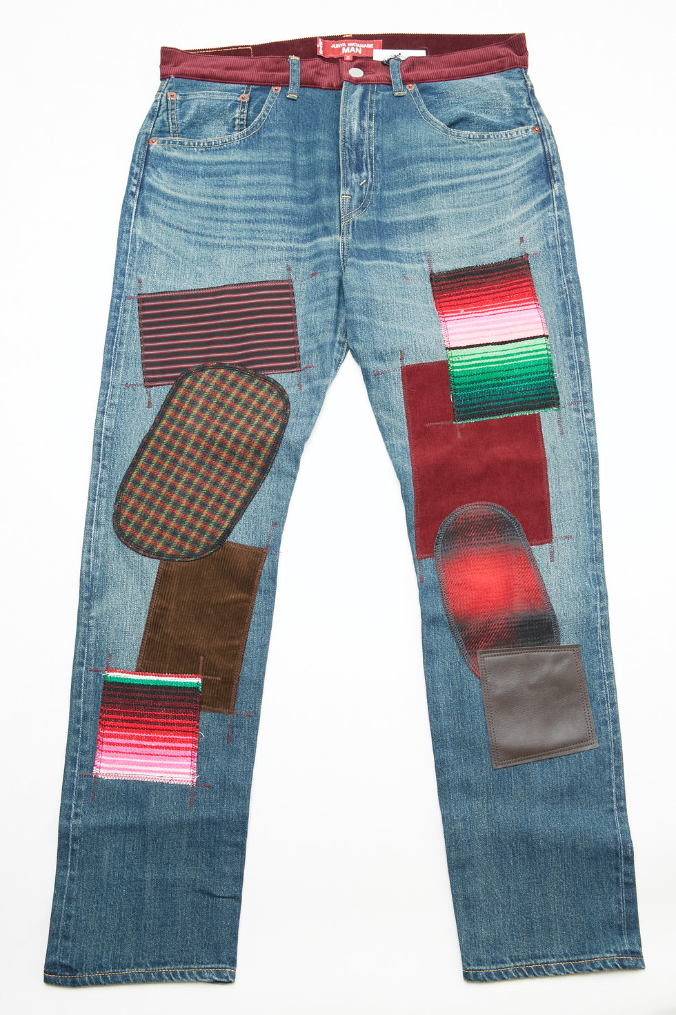 JUNYA WATANABE MAN Cotton Selvedge Denim x Multi Fabrics Mix 