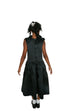 Comme des Garçons Comme des Garçons (CDGCDG) Poly Satin Thick Garment Treated Jumper Dress - Black