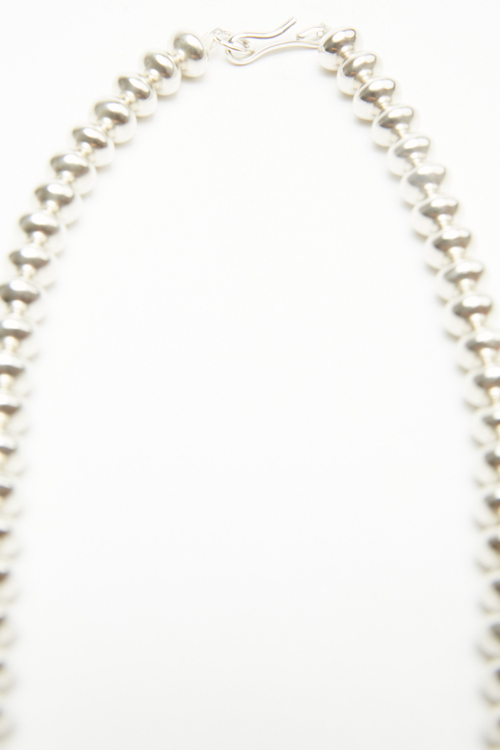 Sterling Silver Navajo Pearls Necklace by Lyle Secatero – Totem