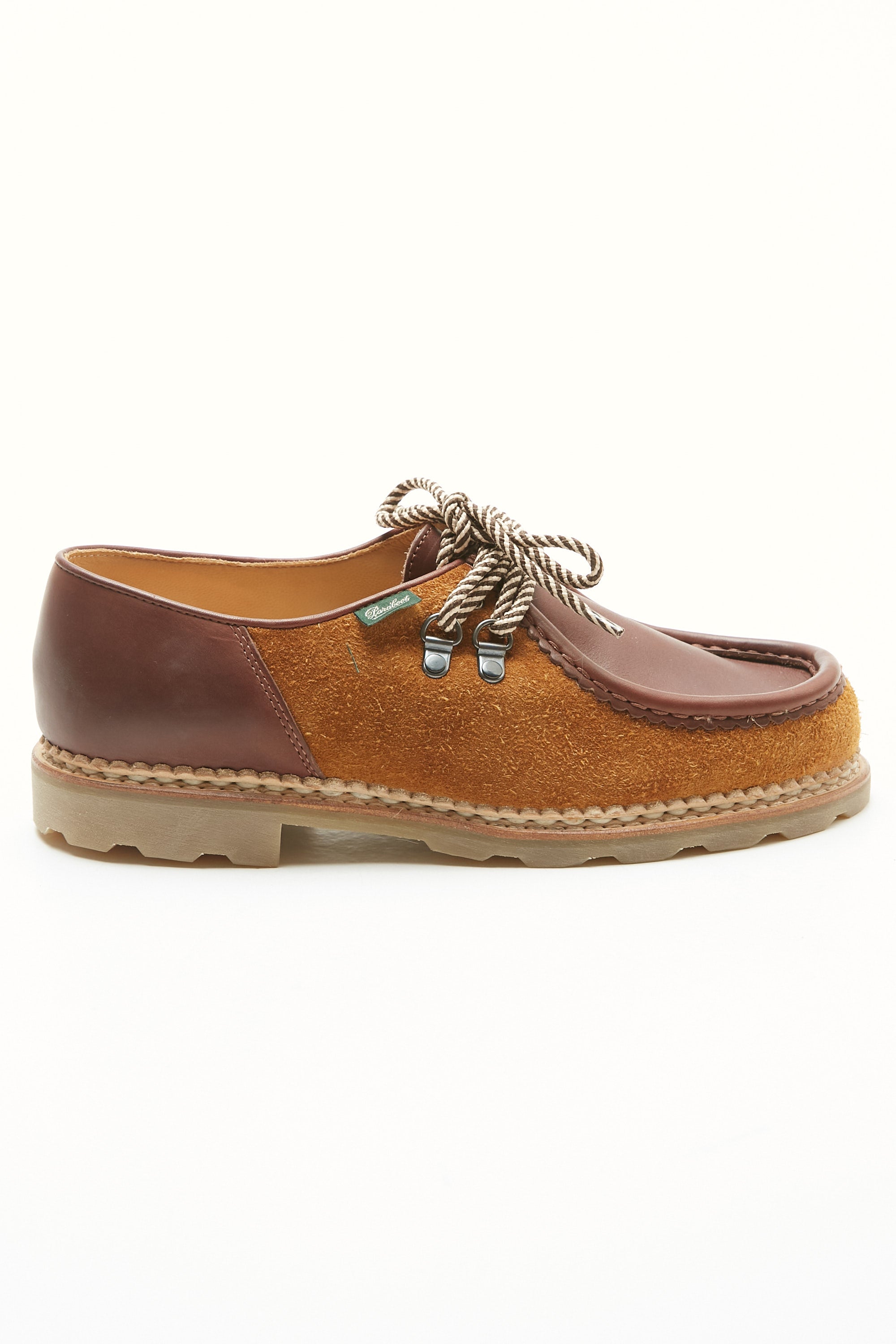 Paraboot x Engineered Garments Men's Michael / Marche Marron-Lisse  Marron/Velours Whisky