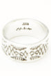 Sterling Silver Ring by Lyle Secatero - Longevity & River Ring