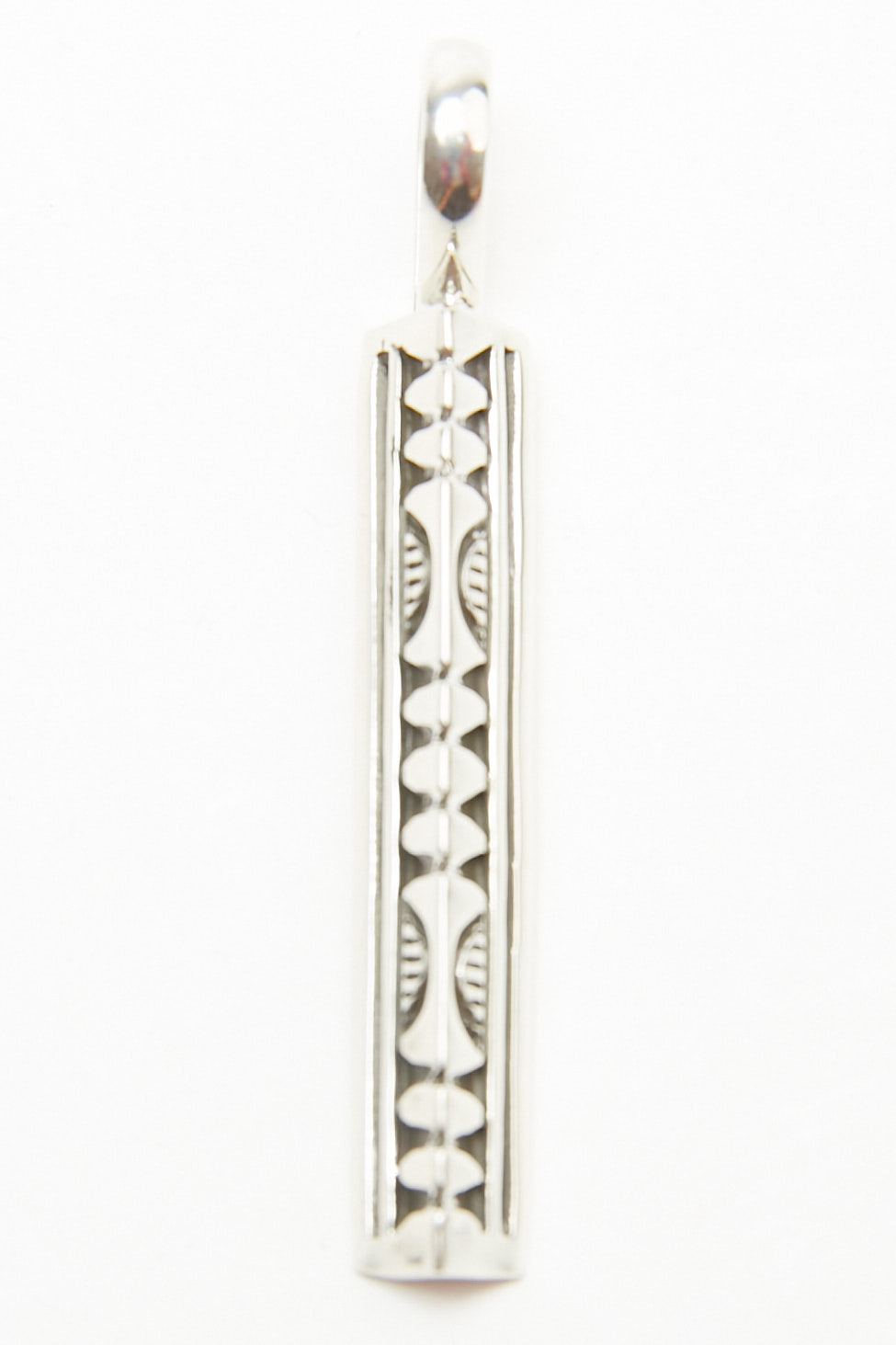 Sterling Silver Pendant by Lyle Secatero - Endurance and Tranquility Pendant