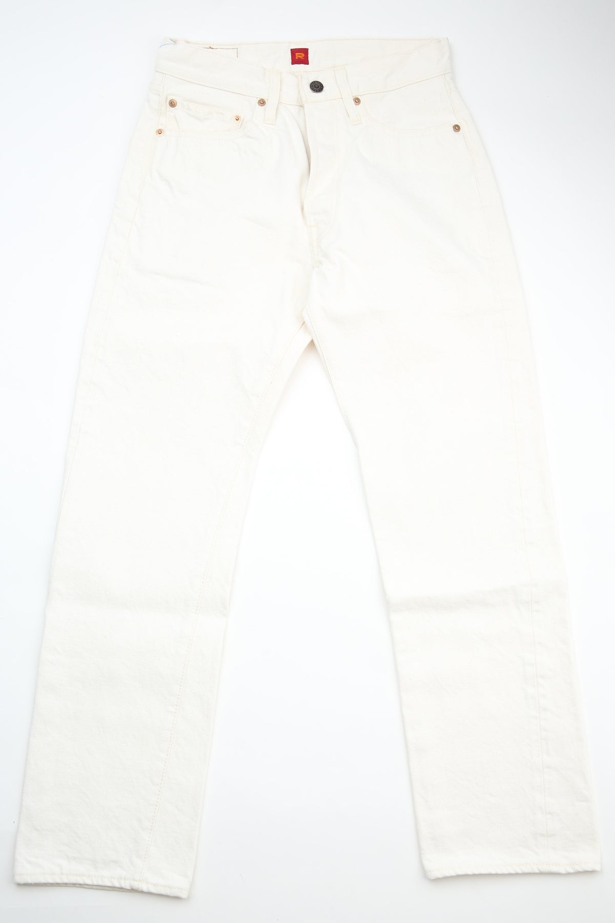 RESOLUTE A710 W29 L29 RESOLUTE】AA710 Ecru White Slim Straight 