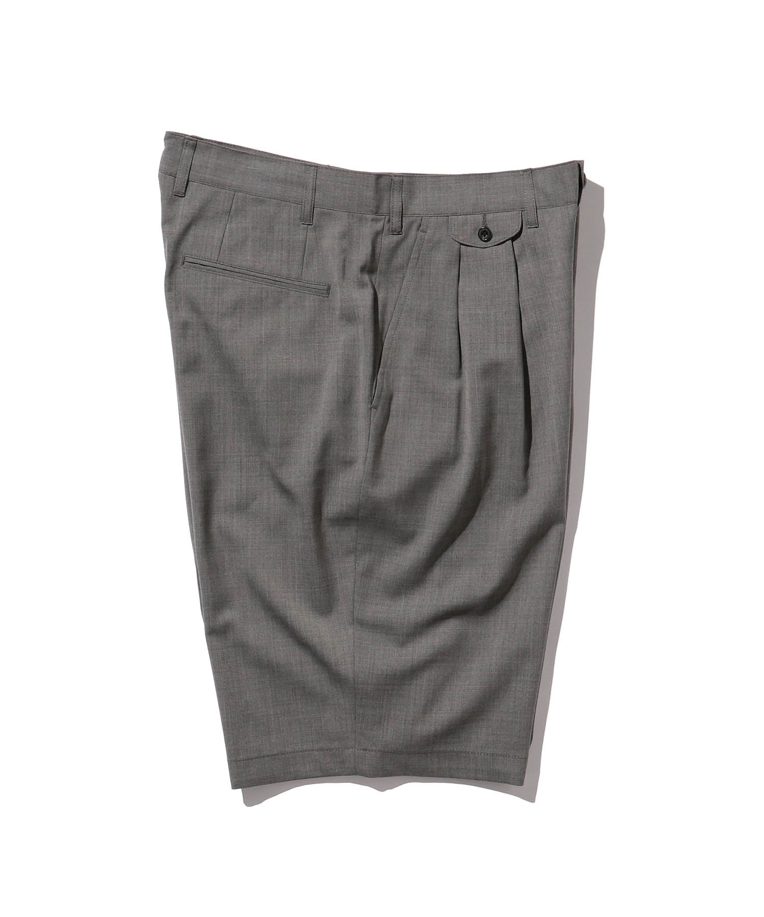 Beams Plus 2 Pleats Shorts Wool Tropical - Grey – Totem Brand Co.