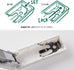 Midori Compact Stapler XS Series - White