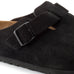 Birkenstock Boston Soft Footbed Suede Leather - Black