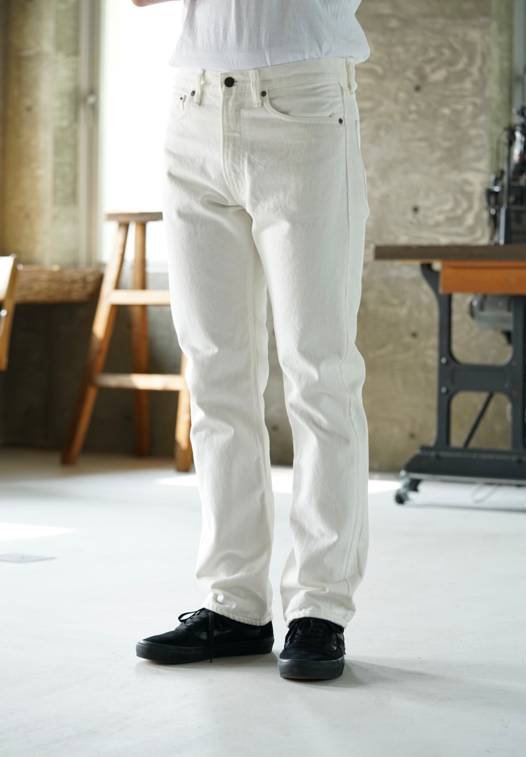 orSlow 107 Ivy Fit Slim Jean - White – Totem Brand Co.