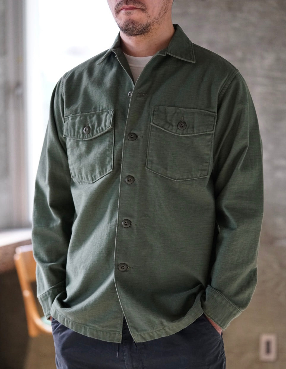 orSlow US Army Fatigue Shirt - Green – Totem Brand Co.
