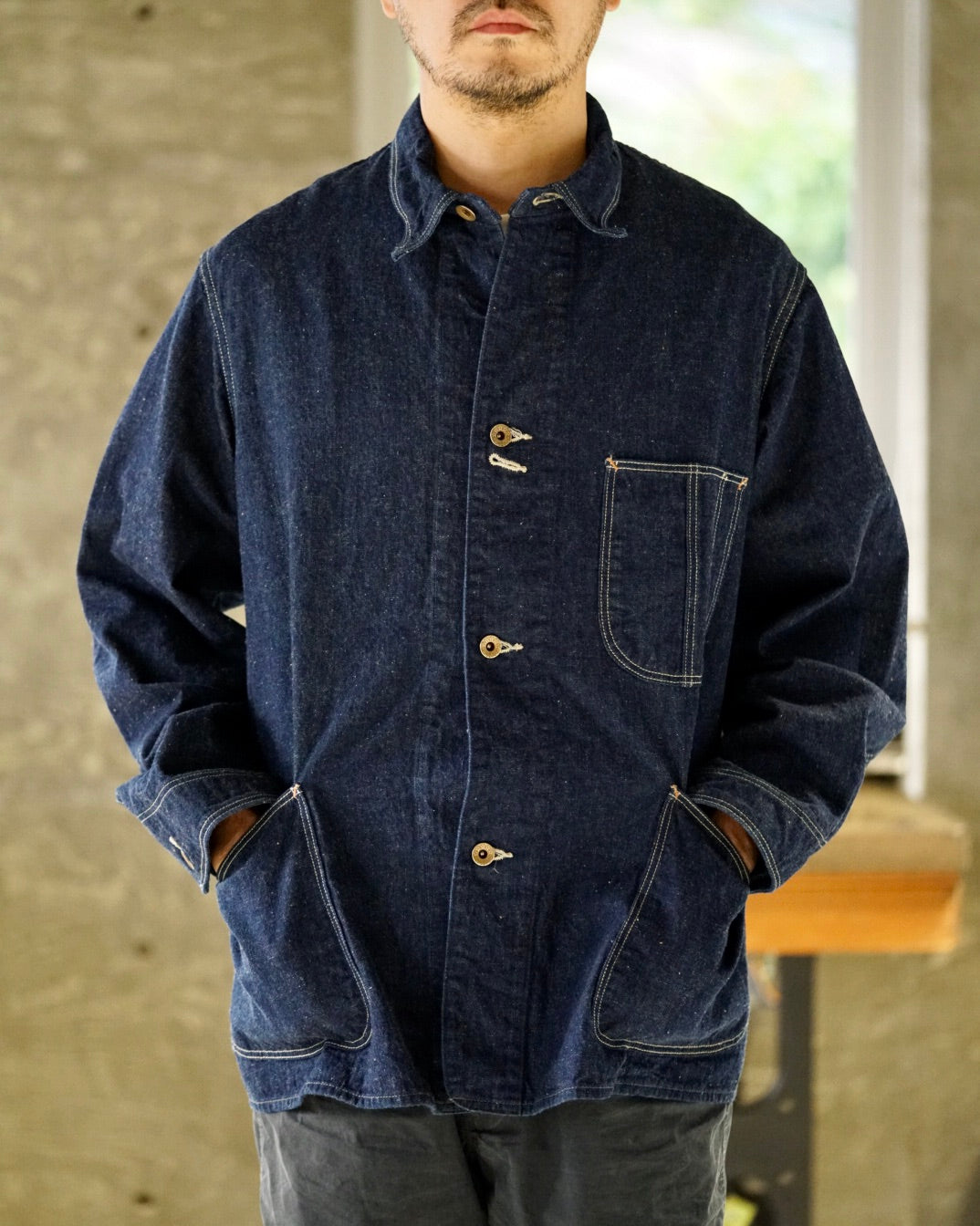 OrSlow 1940's Coverall Denim One Wash - Indigo