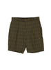 Engineered Garments Sunset Short - Olive Brown Cotton Madras Check