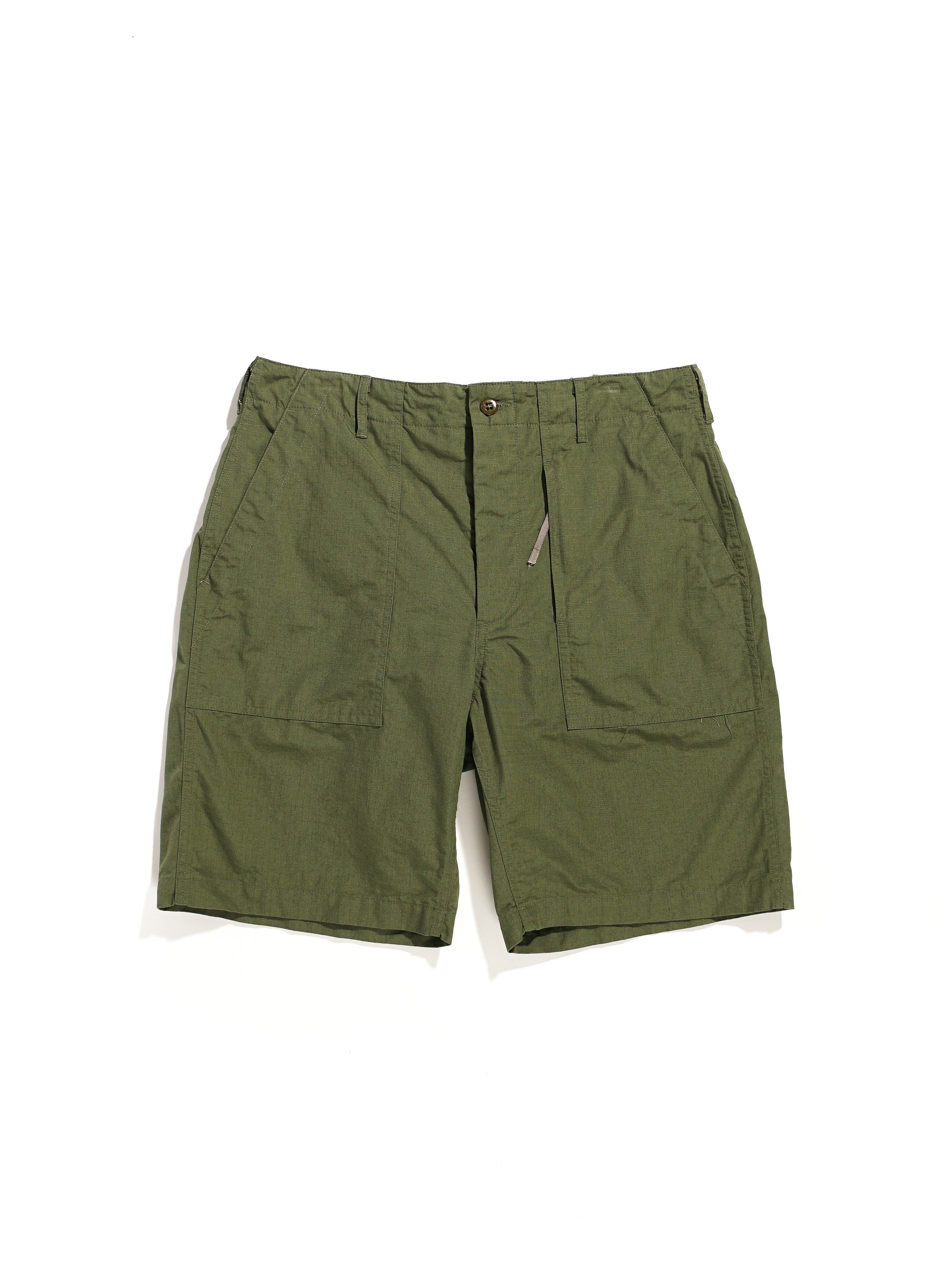 Engineered Garments Fatigue Short - Olive Cotton Ripstop – Totem