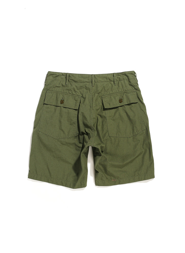 Engineered Garments Fatigue Short - Olive Cotton Ripstop