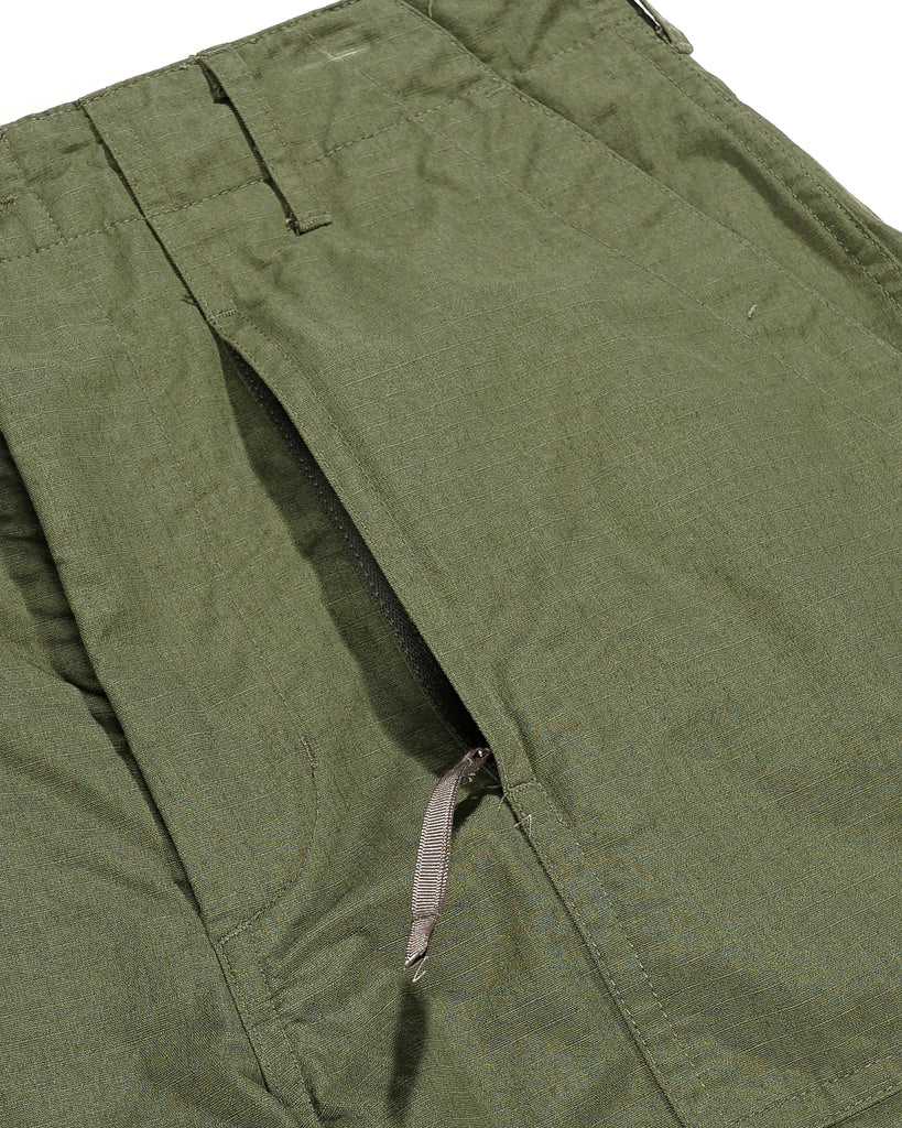 Engineered Garments Fatigue Short - Olive Cotton Ripstop – Totem