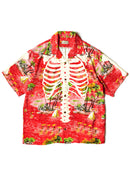 Kapital Rayon KAMEKAMEHA BONE Aloha Shirt - Red – Totem Brand Co