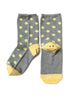 Kapital 96 HAPPY HEEL dot socks - Grey
