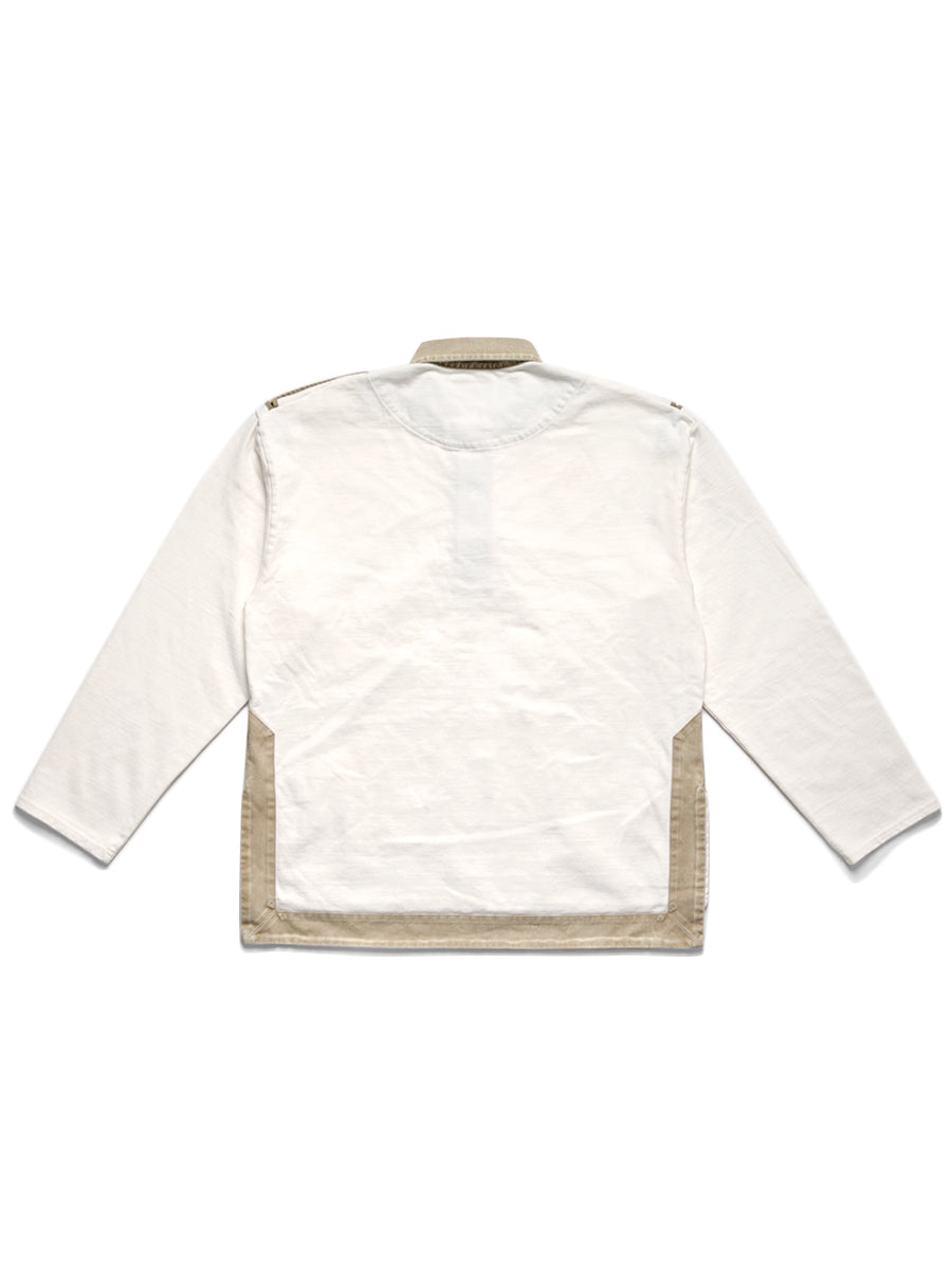 Kapital 16 / -Tianzhu Seagull Rugby Shirt - White – Totem Brand Co.