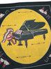 Kapital Fastcolor Selvedge Bandana (PIANO MOON 4L) - Black