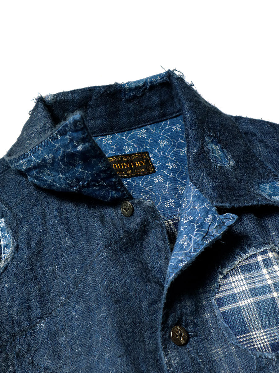 Kapital IDG Patchwork BORO Aloha - Indigo