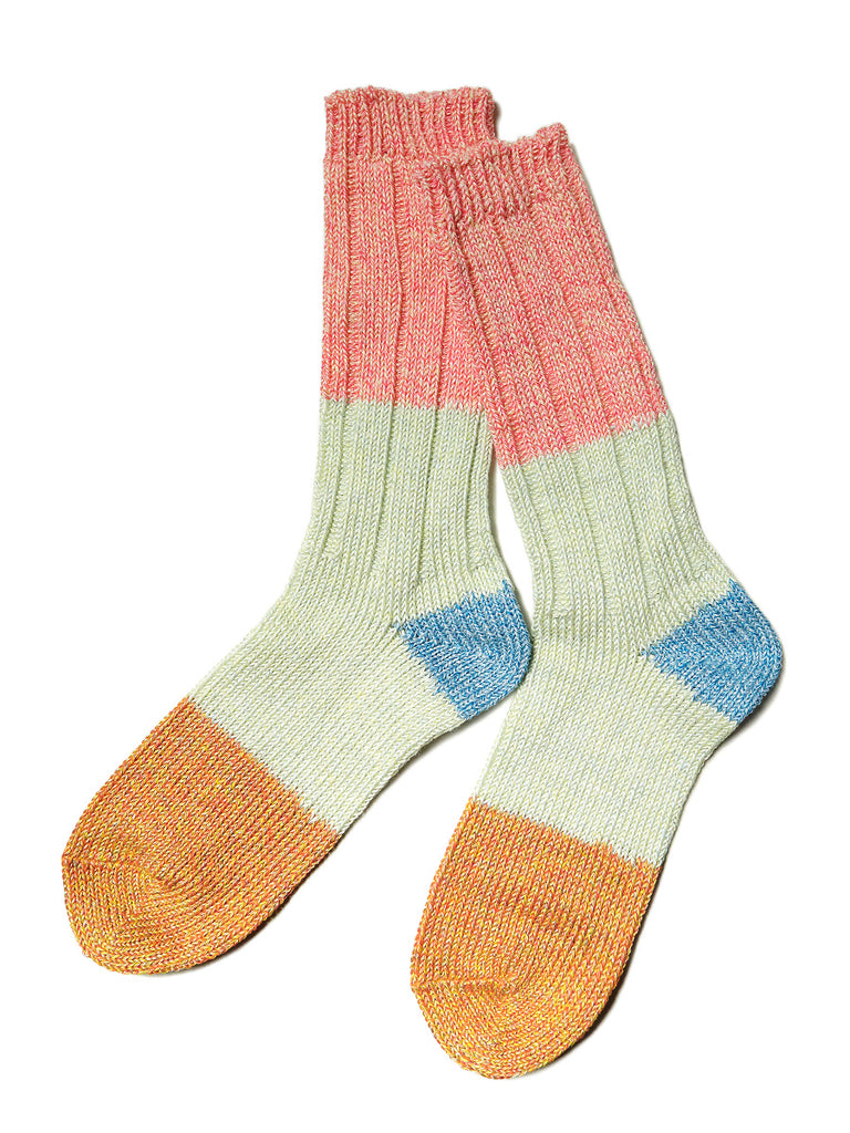 Kapital 56 Yarns Linen Grandrlle Socks - Pink