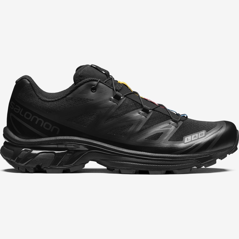 Salomon unisex XT-6 Sportstyle Shoes - Black / Black / Phantom M5/W6