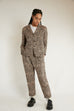 Engineered Garments Women's WNB Jacket - Beige CP Leopard Jacquard