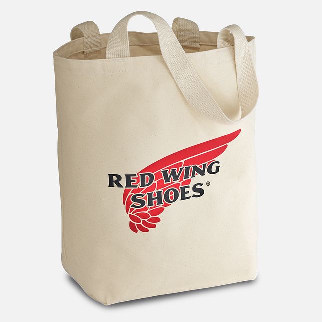 Red Wing - CANVAS TOTE BAG UNISEX NATURAL CANVAS LOGO TOTE BAG