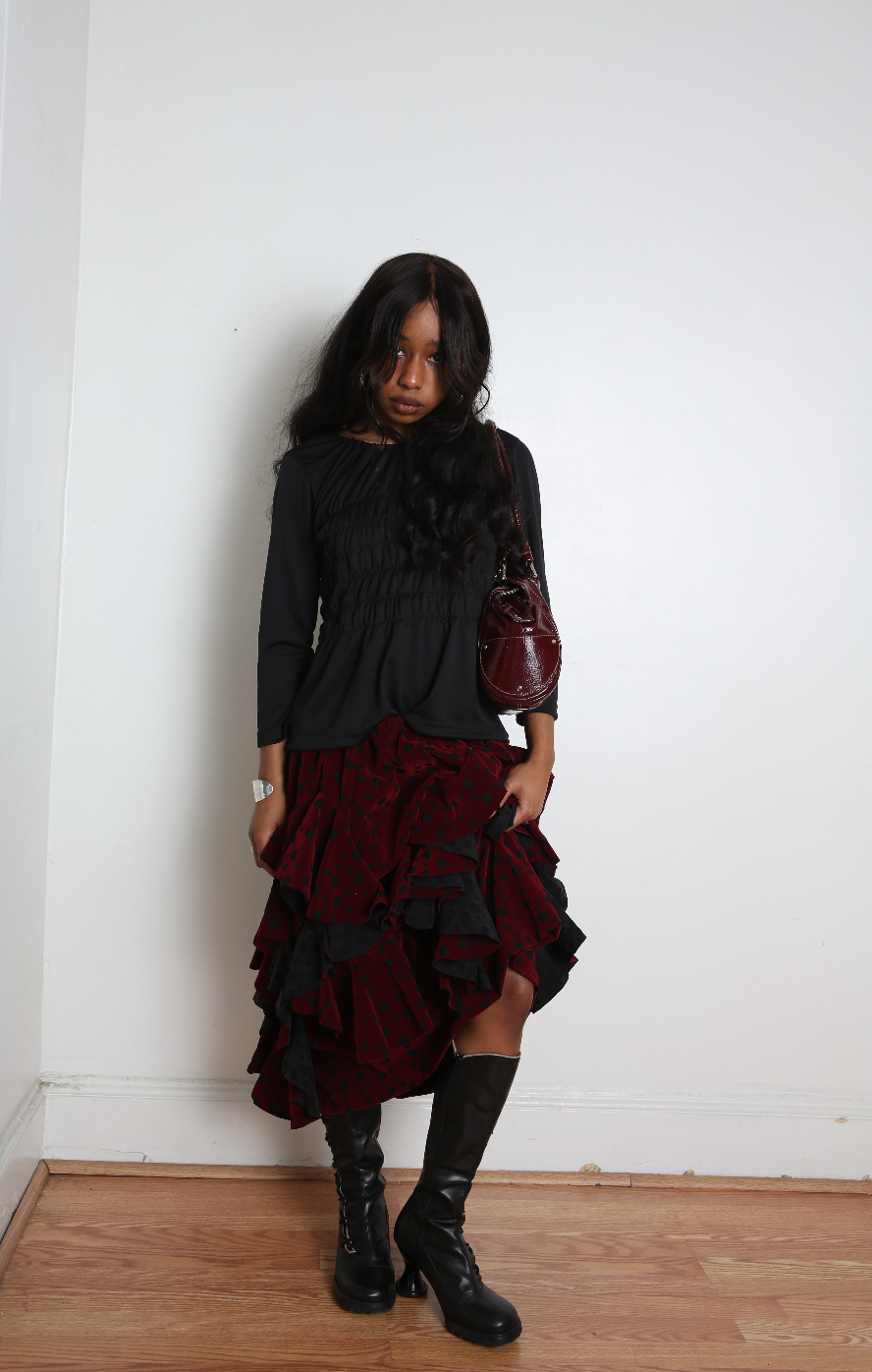 Comme des Garçons Comme des Garçons (CDGCDG) Ladies' Skirt - Black