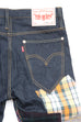 Junya Watanabe MAN Indigo Levi's Edition Patchwork Jeans - Indigo x Gray