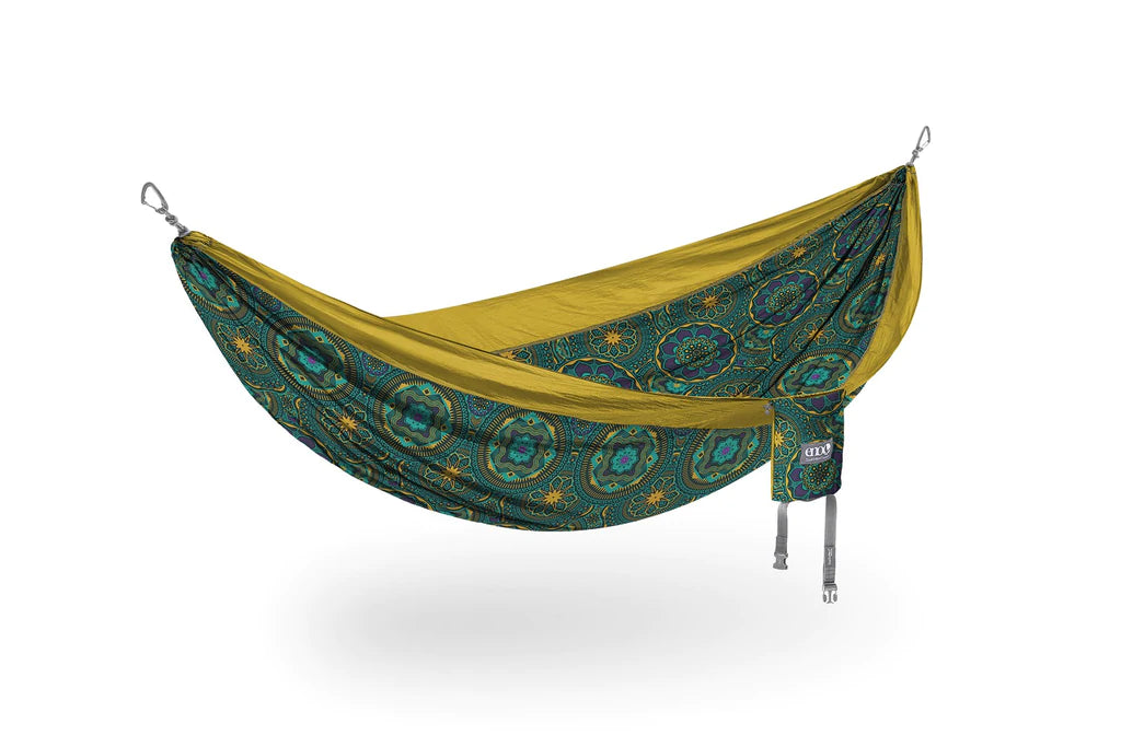 Eno DoubleNest Print Hammock Mantra Gold Totem Brand Co