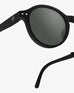 Izipizi Sunglasses #F Soft Grey Lenses - Black