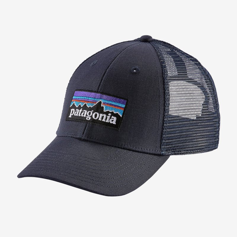 Patagonia P-6 Logo Lopro Trucker Hat - Navy Blue