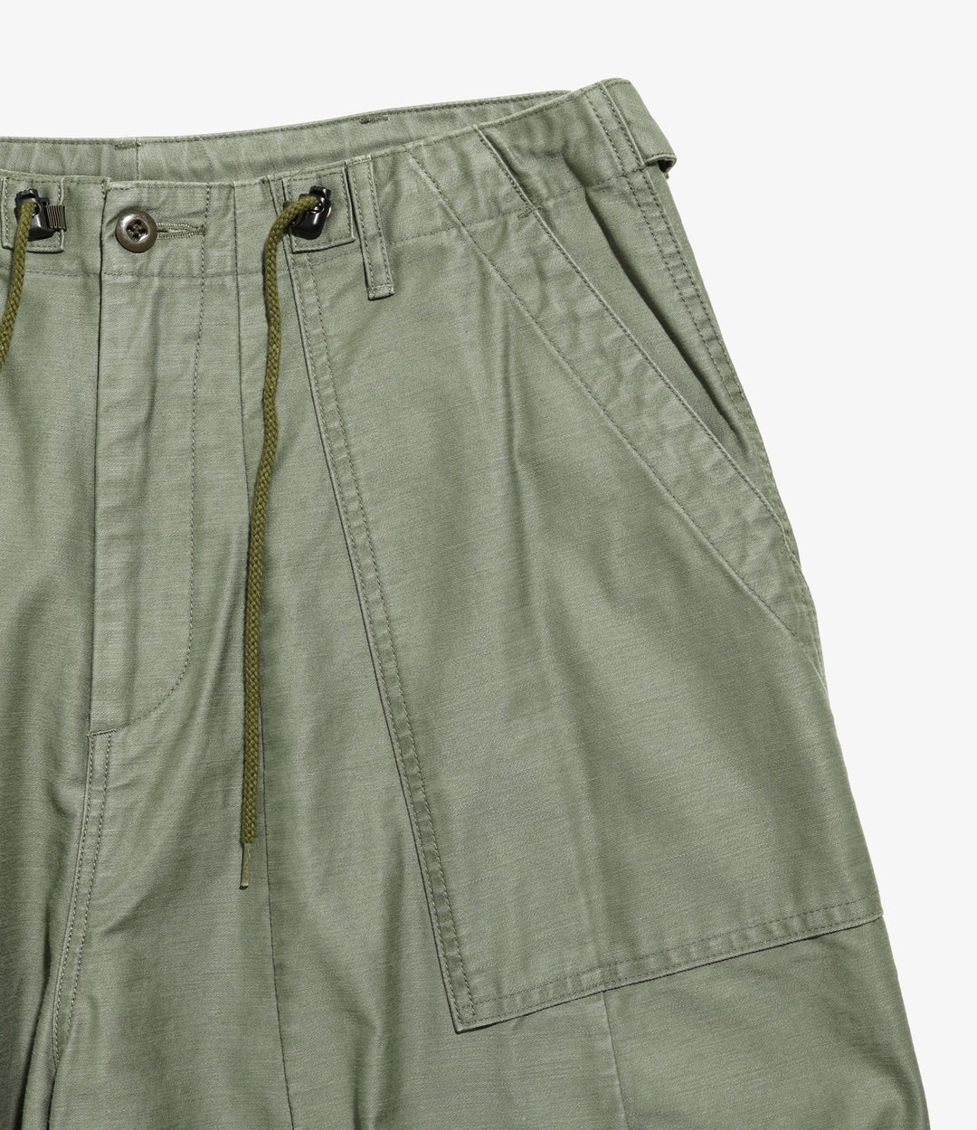 Needles H.D. Pant - Fatigue - Olive - XS