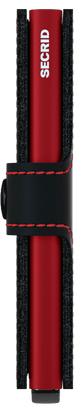 Secrid Miniwallet Matte Black and Red